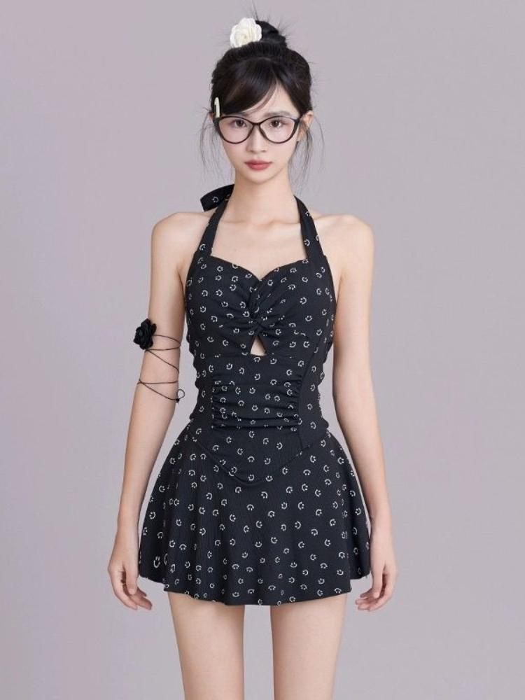 Women's Halter One Piece Swims - Swimwear ulasan dan harga