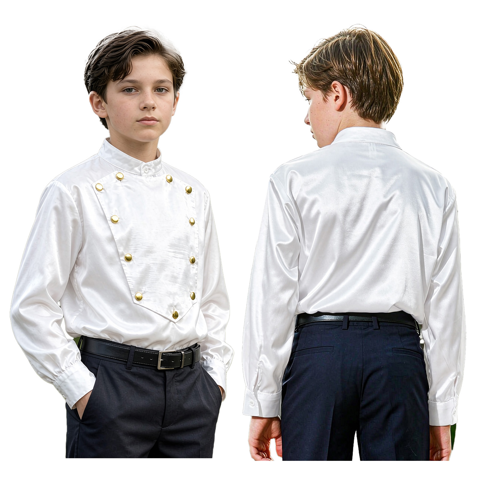 Boys Vintage Renaissance Shirt - Tops ulasan dan harga